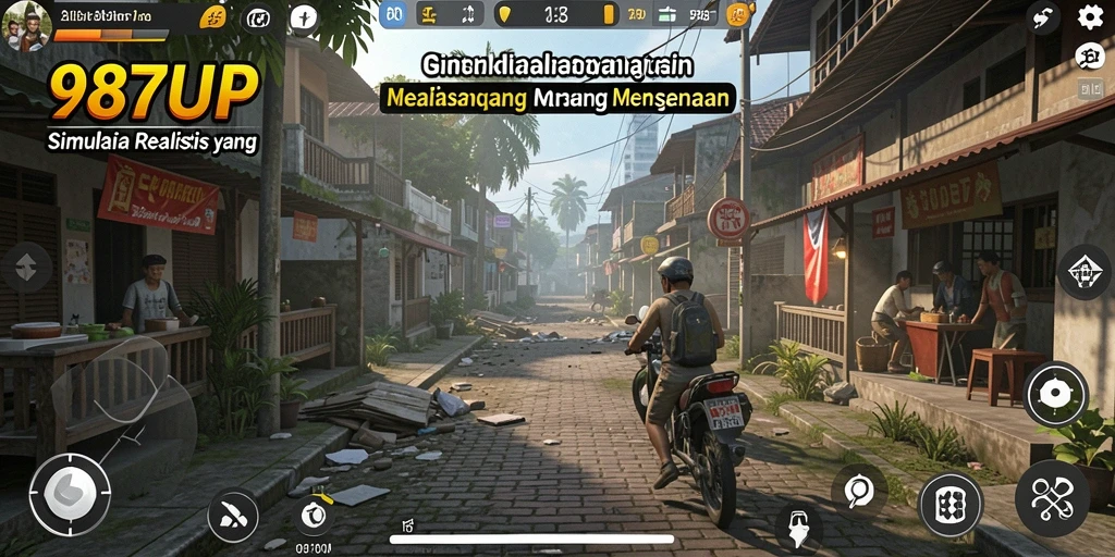 Tampilan gameplay 987UP yang memukau dan realistis.