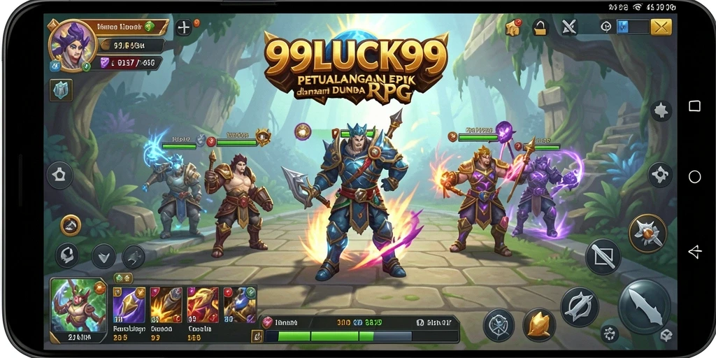 Menampilkan aksi pertempuran seru dalam 99LUCK99 dengan grafis menawan.
