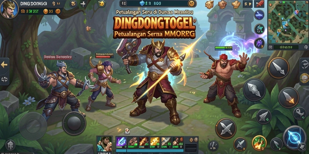 Screenshot gameplay DINGDONGTOGEL menampilkan aksi seru dalam petualangan MMORPG.