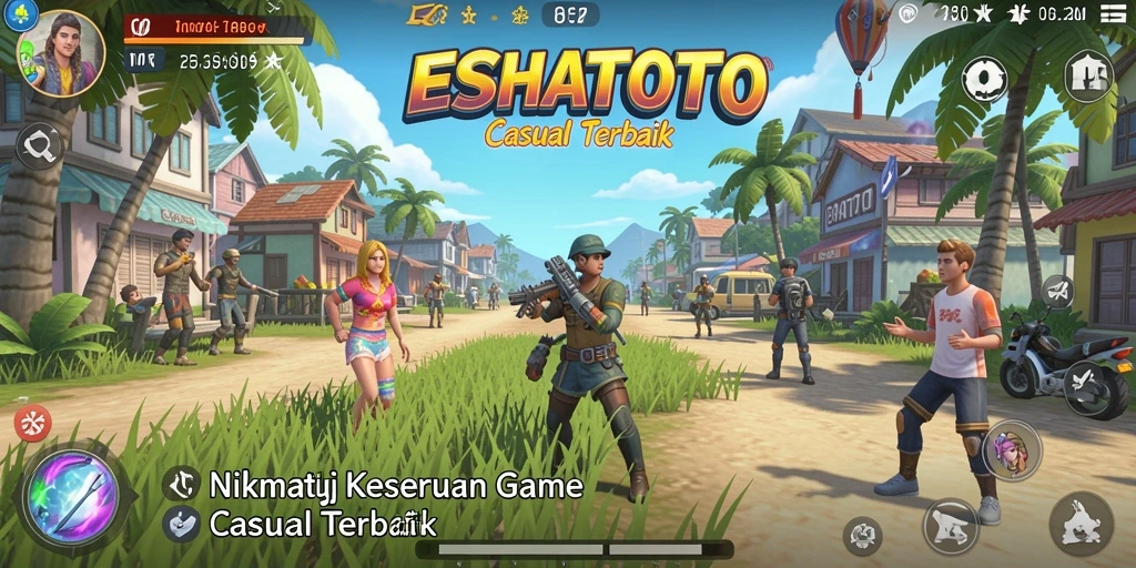 Tampilan gameplay seru dan menantang dari ESHATOTO.
