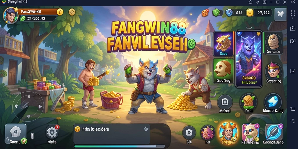 Tampilan gameplay FANGWIN88 yang menarik dan imersif dalam kategori Idle.