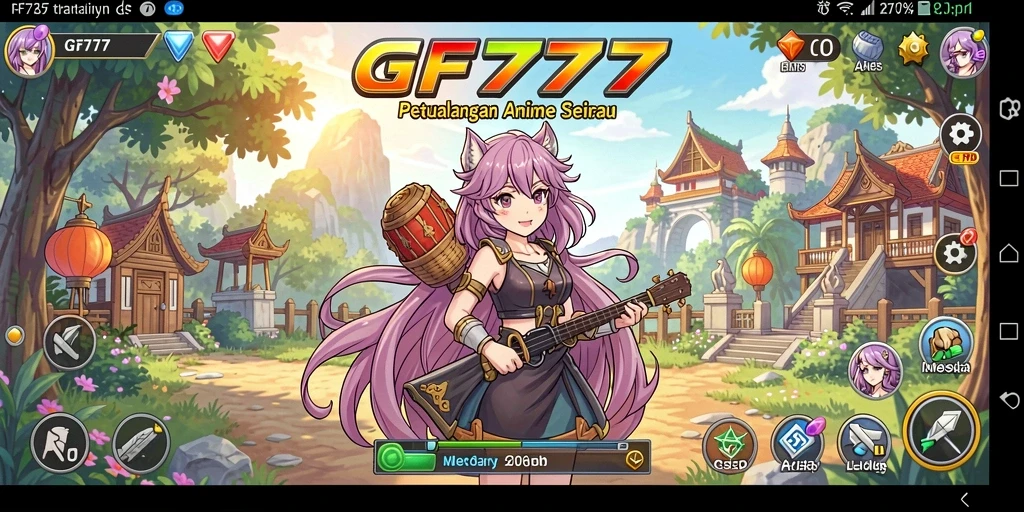 Tampilan gameplay GF777 yang seru dan penuh warna.