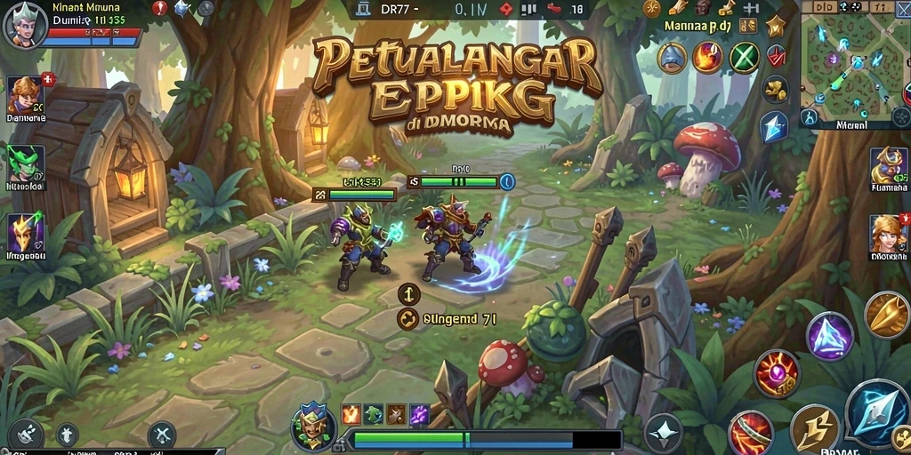 Gameplay IDR77 yang memukau di dunia MMORPG yang luas.