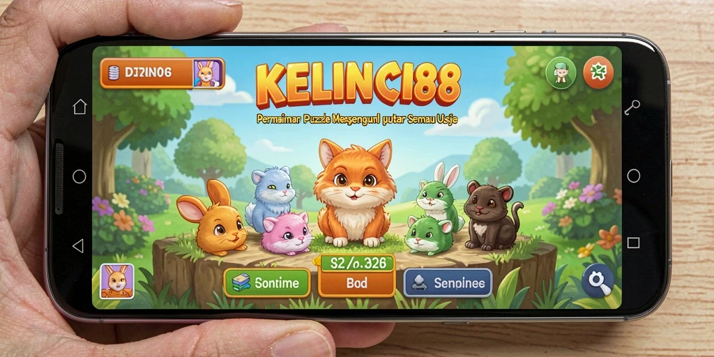 Tampilan gameplay KELINCI88 menampilkan teka-teki yang menarik dan menantang.