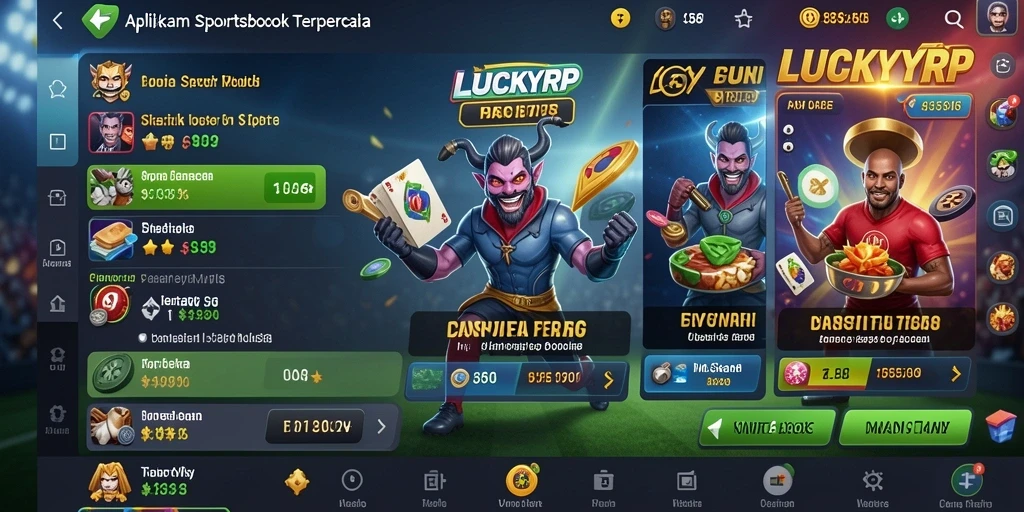 Tampilan gameplay menarik saat bertaruh di Sportsbook LUCKYRP.