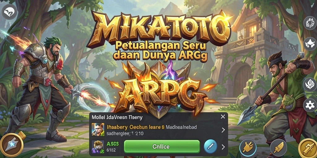 Tampilan gameplay MIKATOTO yang menegangkan dan penuh aksi ARPG.