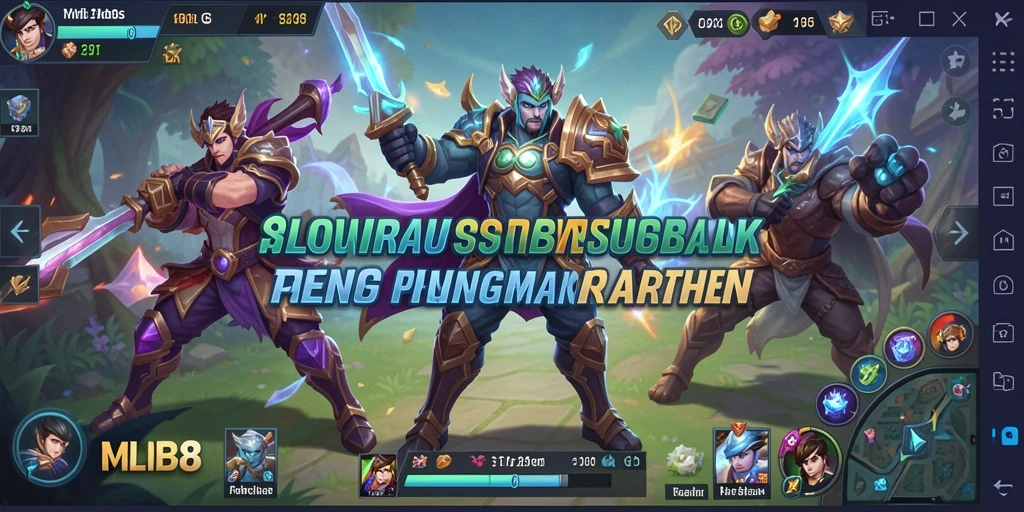 Screenshot tampilan gameplay aplikasi Sportsbook MLBB8 yang menarik.