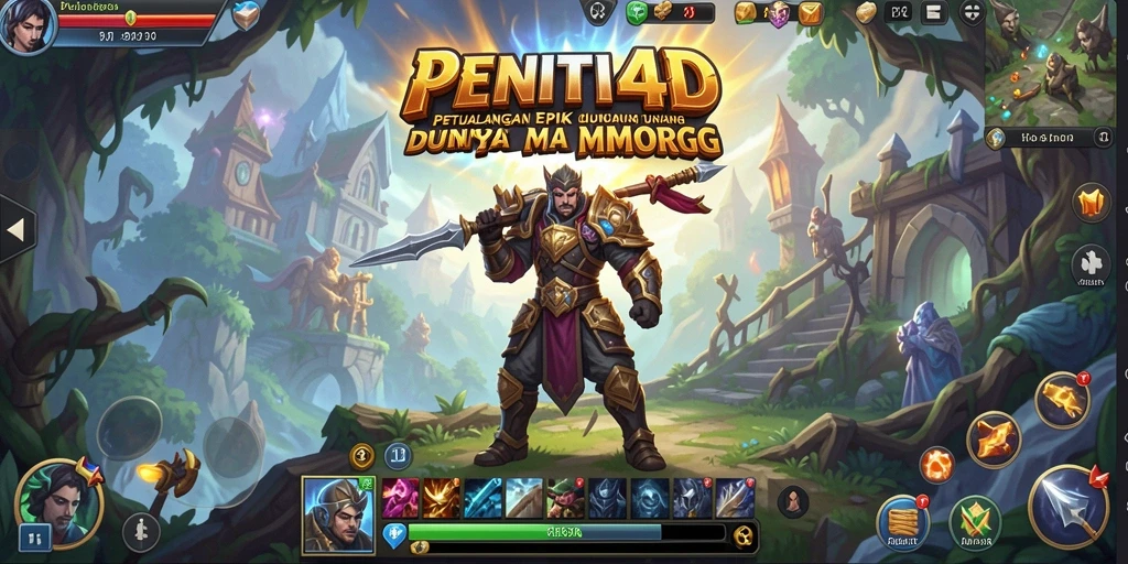 Tangkapan layar utama dari gameplay seru PENITI4D.