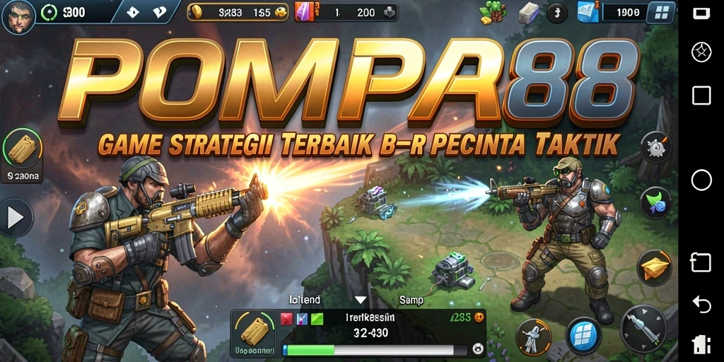 Tampilan gameplay POMPA88 yang menakjubkan dengan strategi mendalam.
