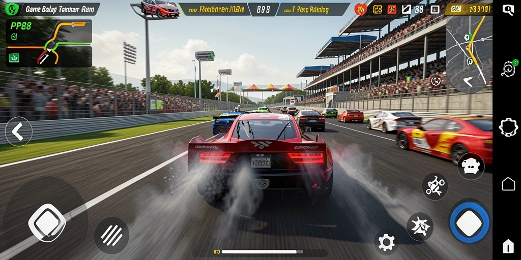 Gameplay menegangkan dengan balapan seru di PP88.