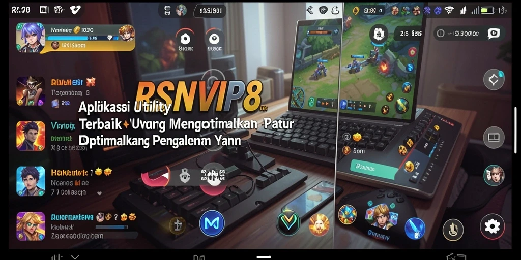 Tampilan antarmuka pengguna RSNVIP8 yang intuitif dan menarik.