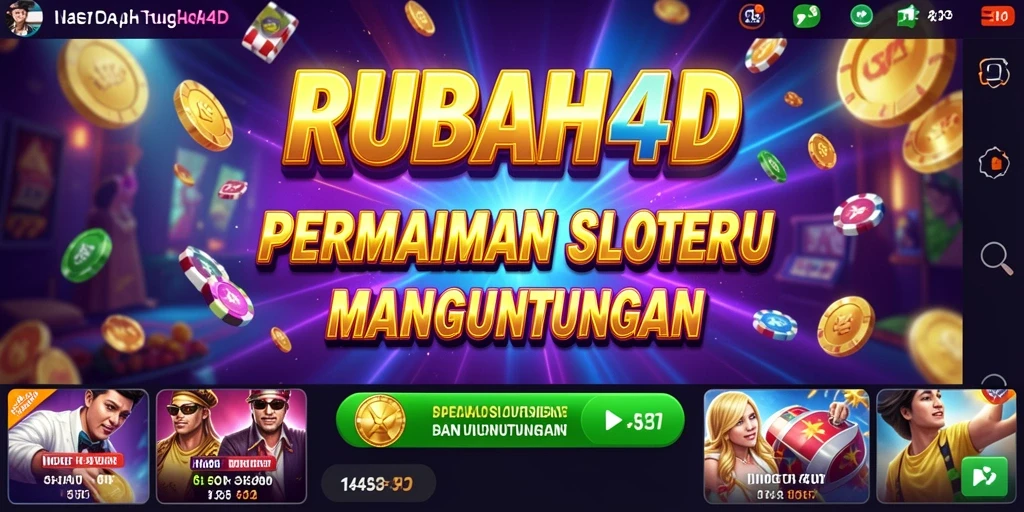 Tampilan gameplay slot yang memukau dari RUBAH4D.