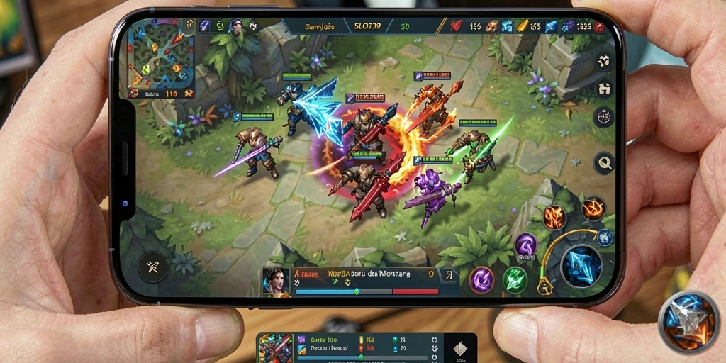 Gameplay seru di SLOT39 dengan pertarungan tim yang strategis.