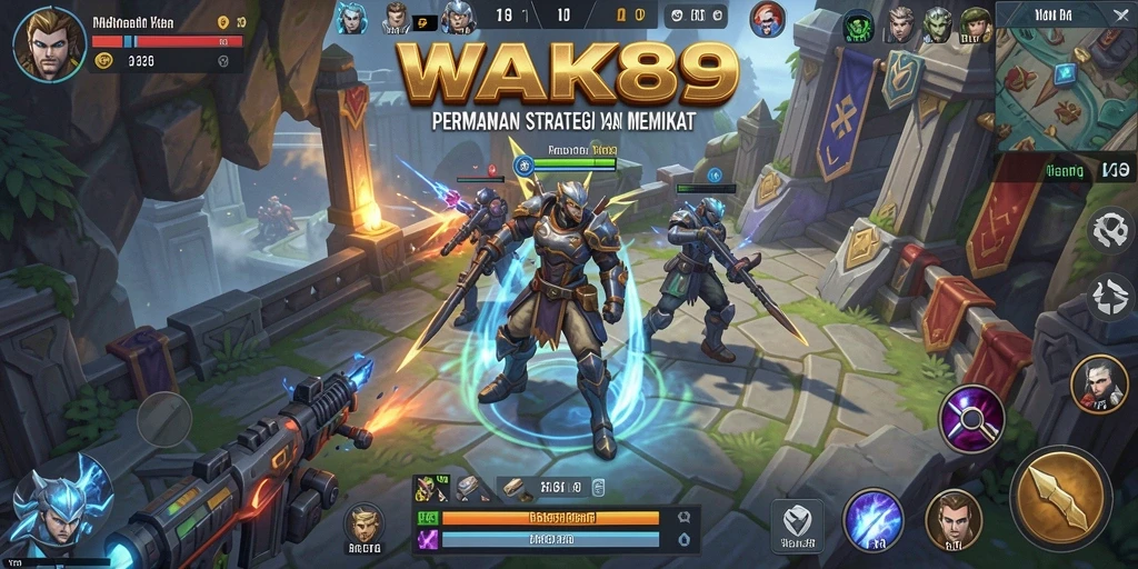 Screenshot WAK89 menampilkan aksi seru dalam permainan strategi.